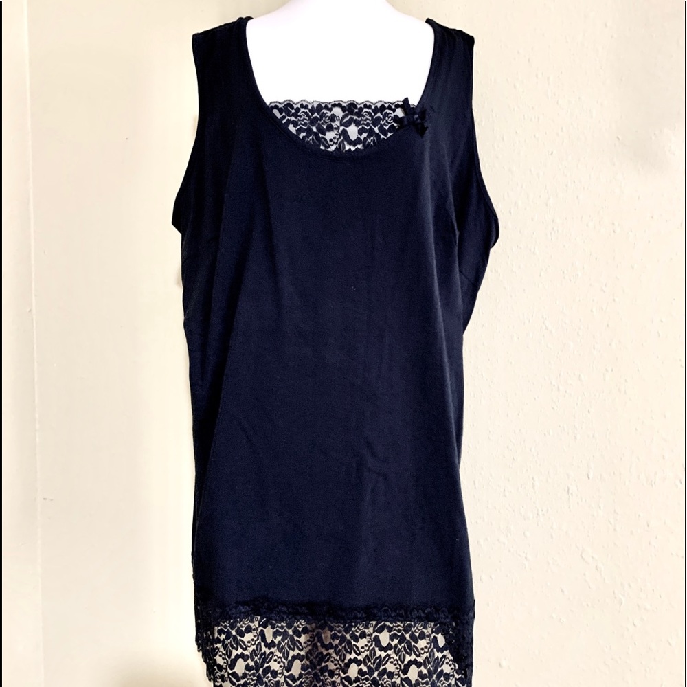 New Black Ellos Tank Top Extender Size 26 28 2X